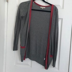 2 toned cardigan with pockets